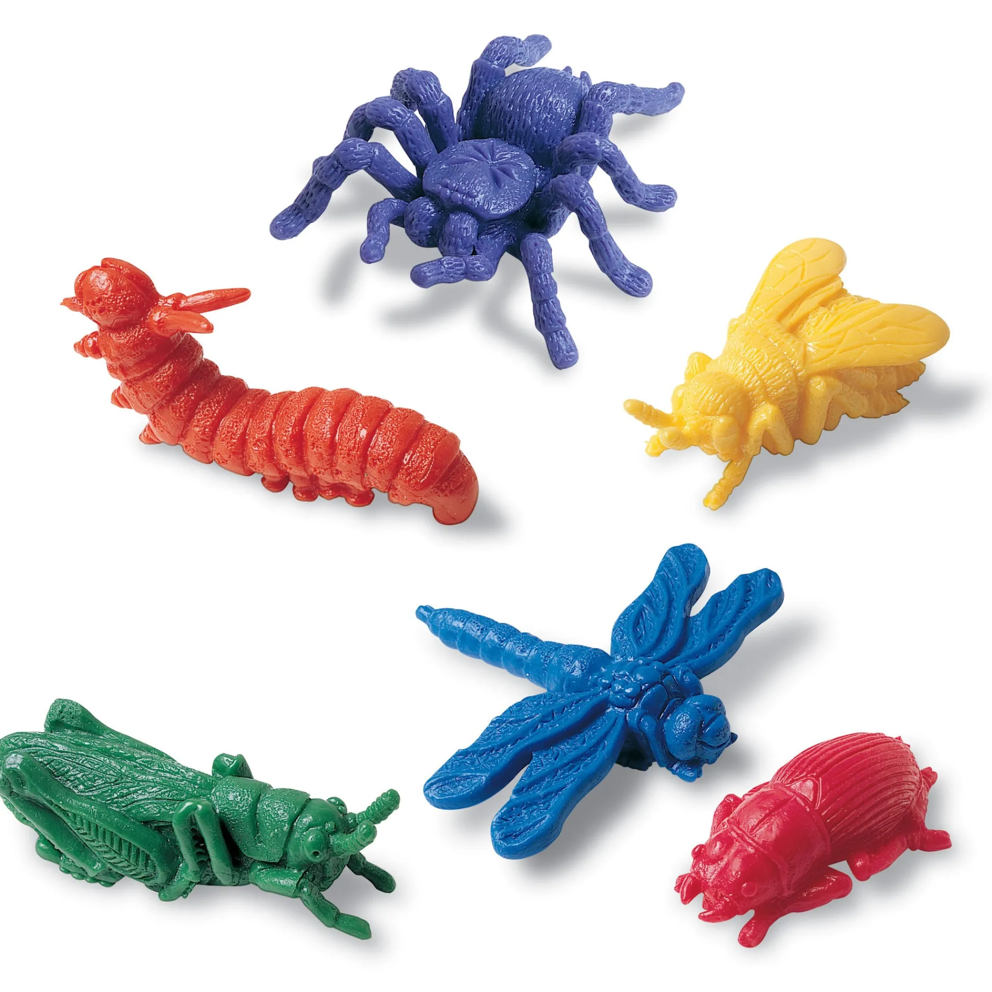 Educators Resource Learning Resources Backyard Bugs Counters - Vibrant Multi-Color - 72 Pack* Preschool Education Toys & Activities