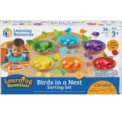 Educators Resource Learning Resources Birds in a Nest Sorting Set - Colorful Educational Toy* Preschool Education Toys & Activities