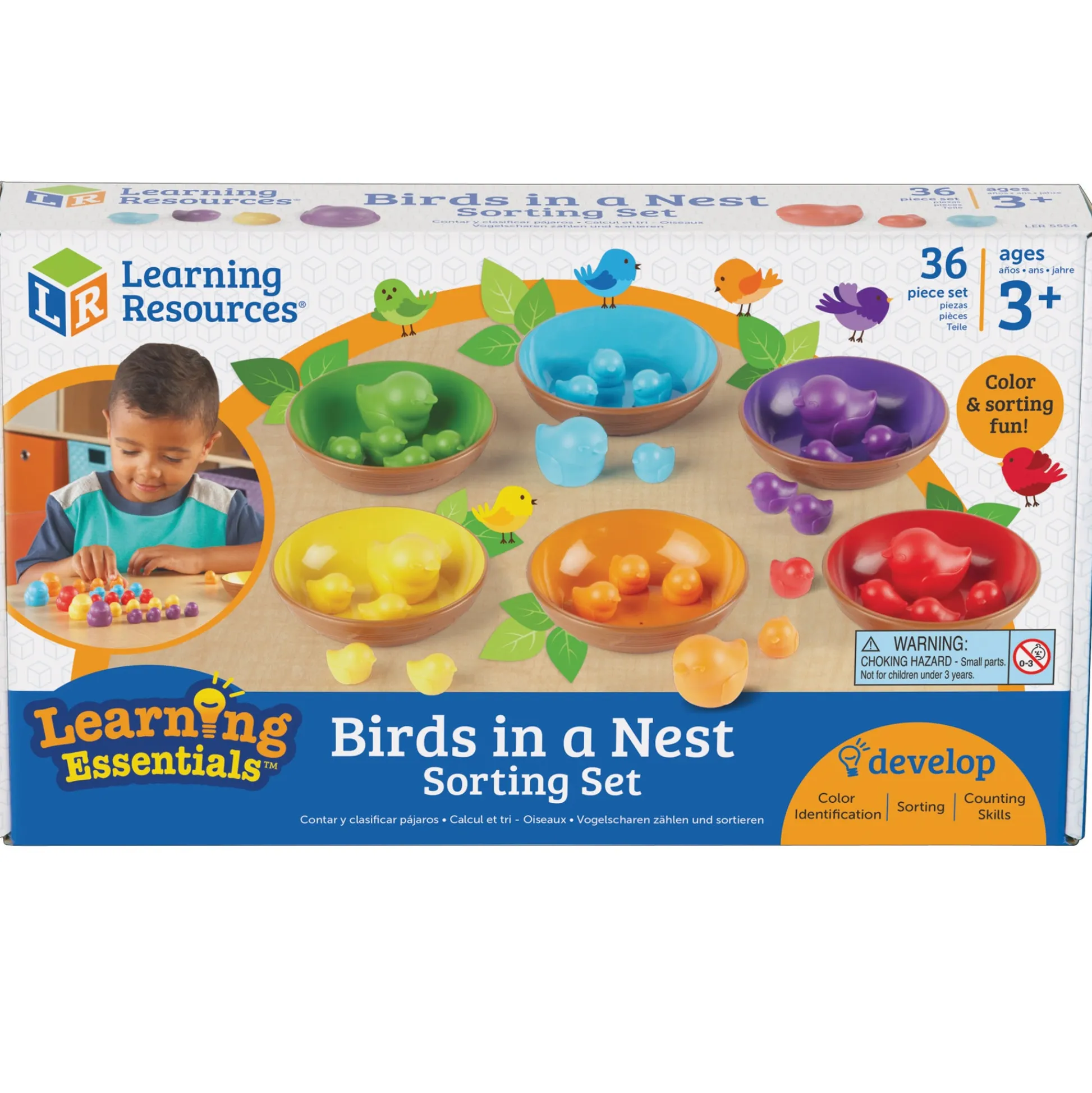 Educators Resource Learning Resources Birds in a Nest Sorting Set - Colorful Educational Toy* Preschool Education Toys & Activities