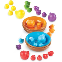 Educators Resource Learning Resources Birds in a Nest Sorting Set - Colorful Educational Toy* Preschool Education Toys & Activities