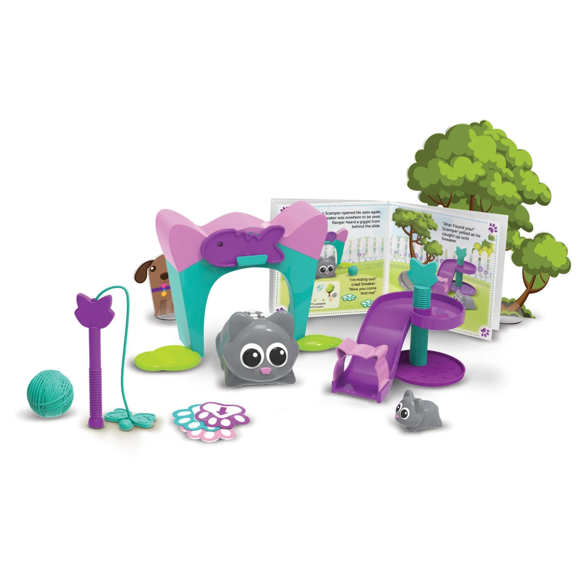 Educators Resource Learning Resources Coding Critiers - Scamper & Sneaker Interactive Kitten Set* Preschool Education Toys & Activities
