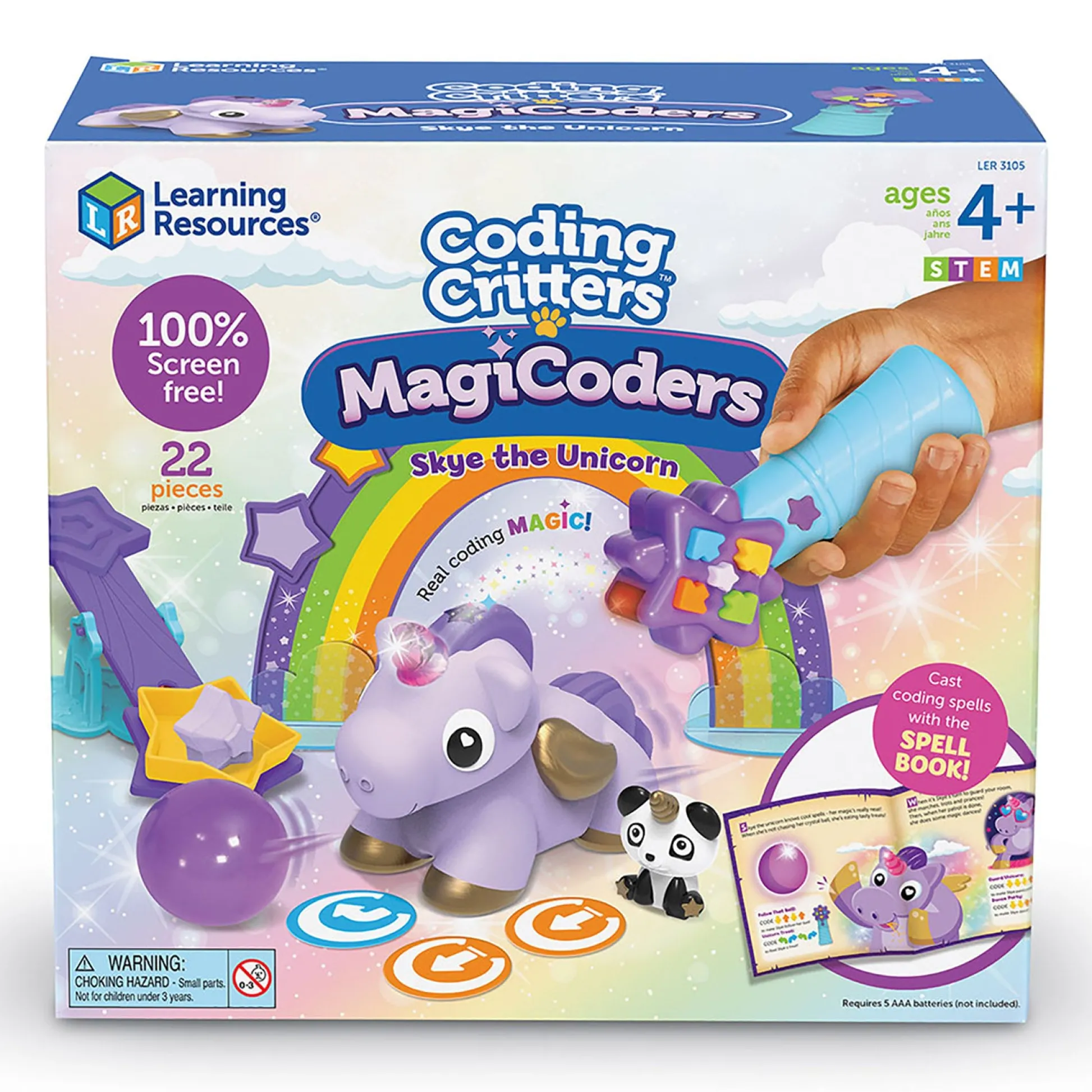 Educators Resource Learning Resources Coding Critters MagiCoders - Skye the Unicorn - Interactive Coding Toy* Preschool Education Toys & Activities