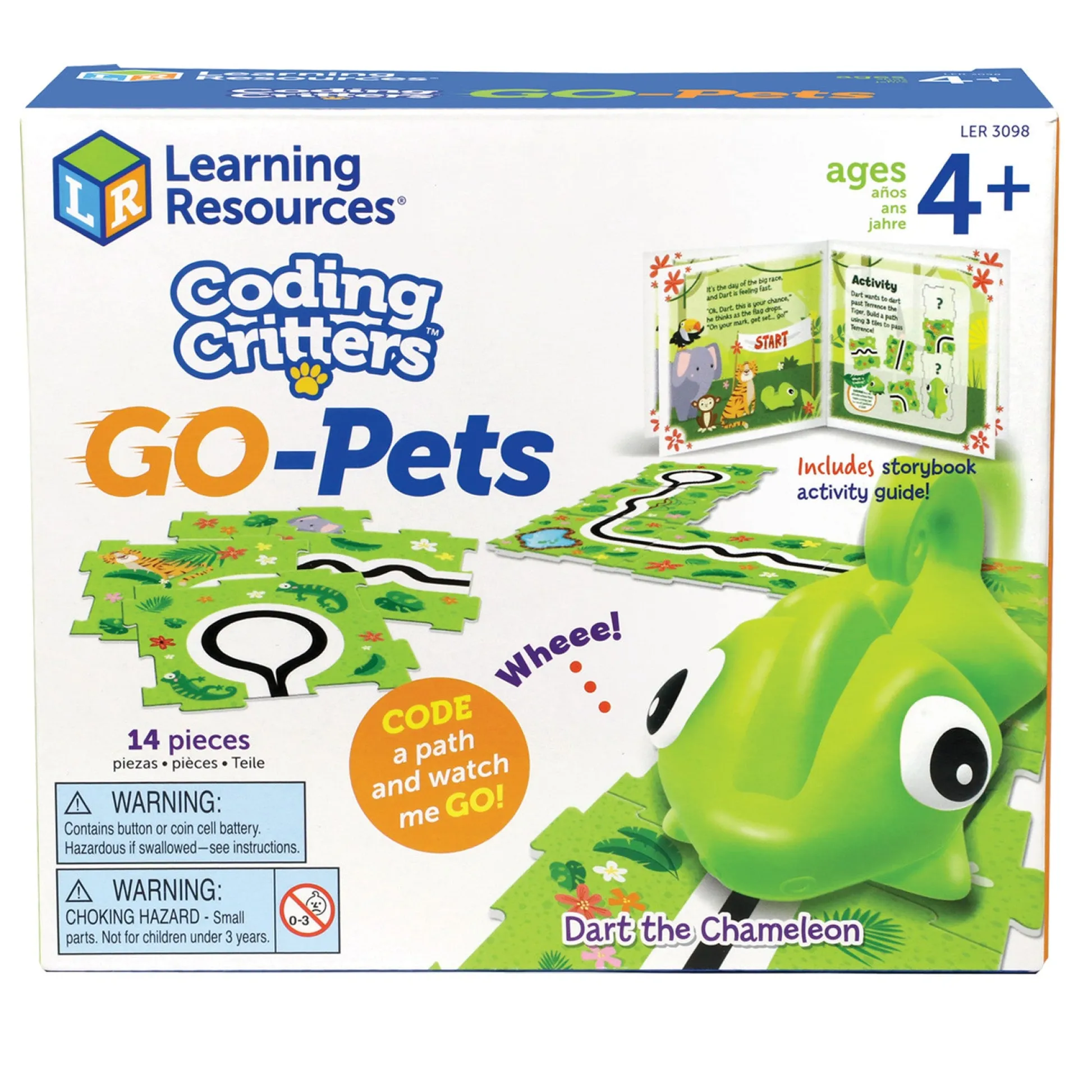 Educators Resource Learning Resources Coding Critters Go-Pets - Dart the Chameleon* Robotics & Coding