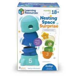 Educators Resource Learning Resources Cosmic Explorer Nesting Rocket Ship - Space Adventure - Educational Toy* Preschool Education Toys & Activities