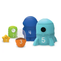 Educators Resource Learning Resources Cosmic Explorer Nesting Rocket Ship - Space Adventure - Educational Toy* Preschool Education Toys & Activities