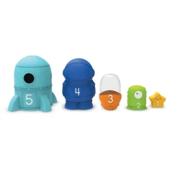 Educators Resource Learning Resources Cosmic Explorer Nesting Rocket Ship - Space Adventure - Educational Toy* Preschool Education Toys & Activities