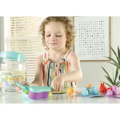 Educators Resource Learning Resources Count & Clean Dust Bunnies - Colorful Gross Motor Game* Preschool Education Toys & Activities