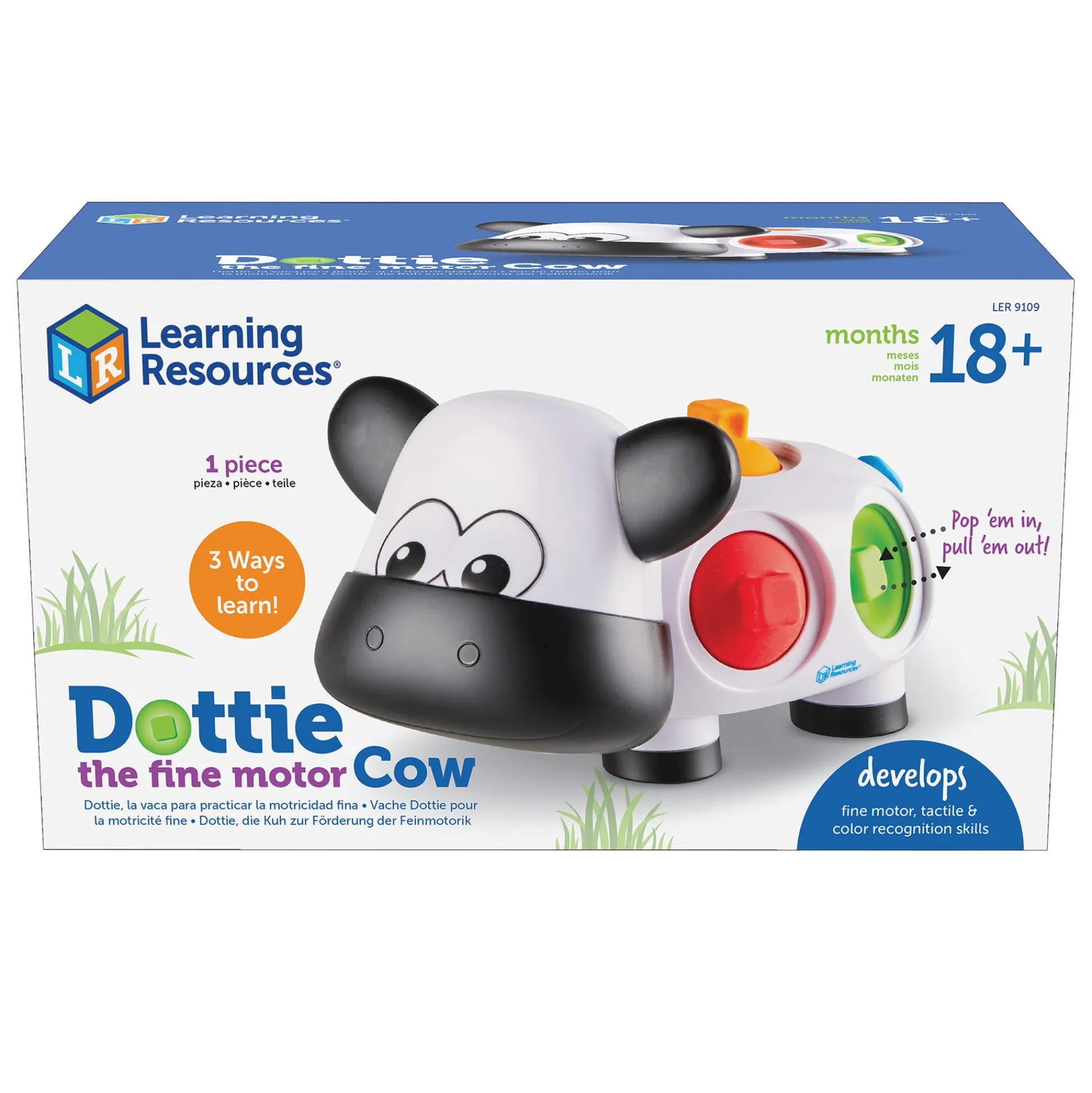Educators Resource Learning Resources Dottie The Fine Motor Cow - Interactive Preschool Toy* Preschool Education Toys & Activities
