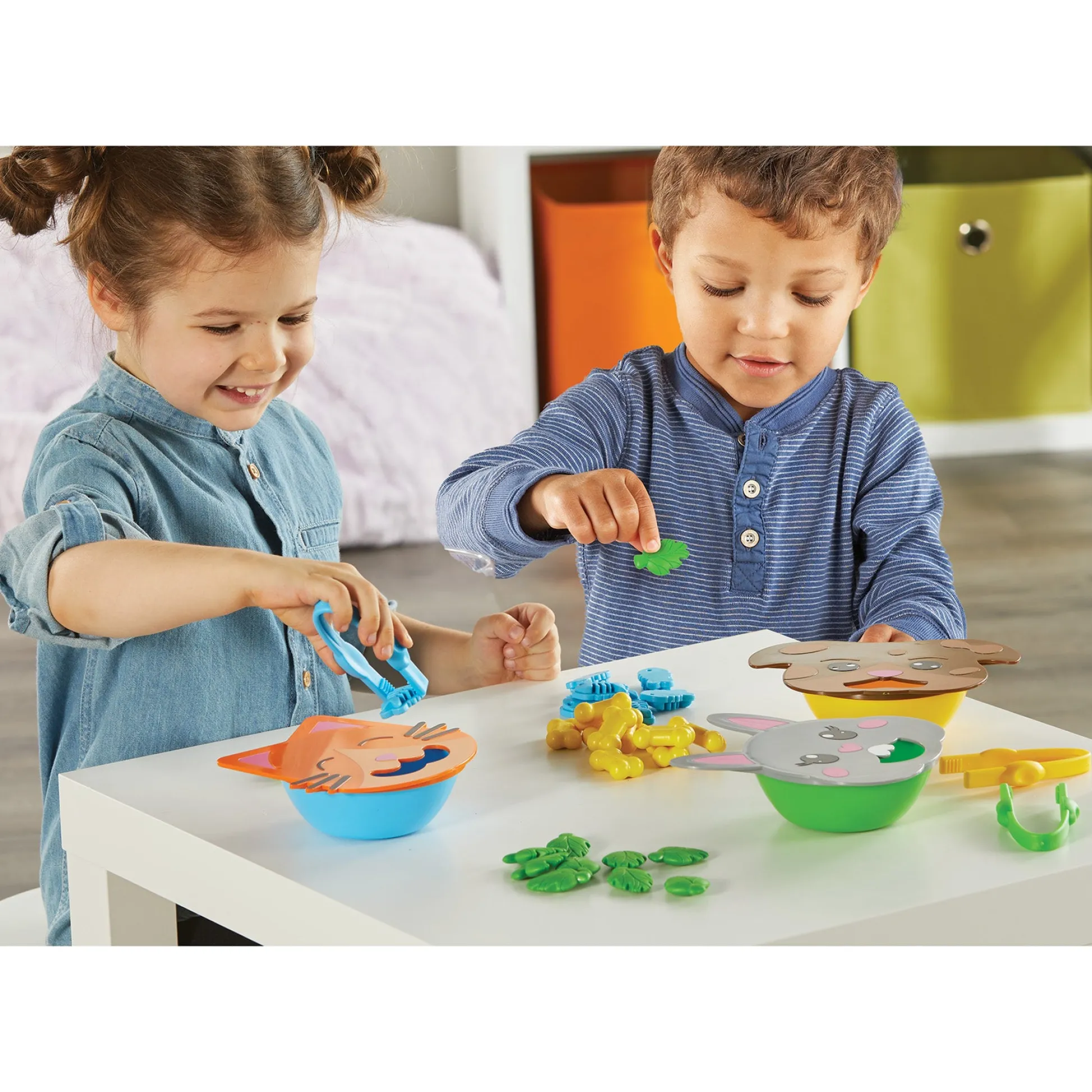 Educators Resource Learning Resources Fine Motor Feeding Friends - Interactive Play Set* Preschool Education Toys & Activities