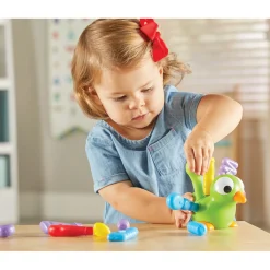 Educators Resource Learning Resources Fine Motor Peacock Pals - Textured Feathers for Tactile Learning* Preschool Education Toys & Activities