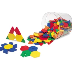 Educators Resource Learning Resources Geometry Pattern Blocks - Educational Toy - 250 Pieces* Preschool Education Toys & Activities
