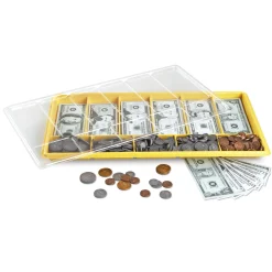 Educators Resource Learning Resources Giant Classroom Money Kit - Comprehensive Play Set* Math Toys|Math, Counting & Time