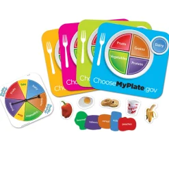 Educators Resource Learning Resources Healthy Helpings MyPlate Nutritional Game* Preschool Learning & Development Toys|Social & Emotional Skills