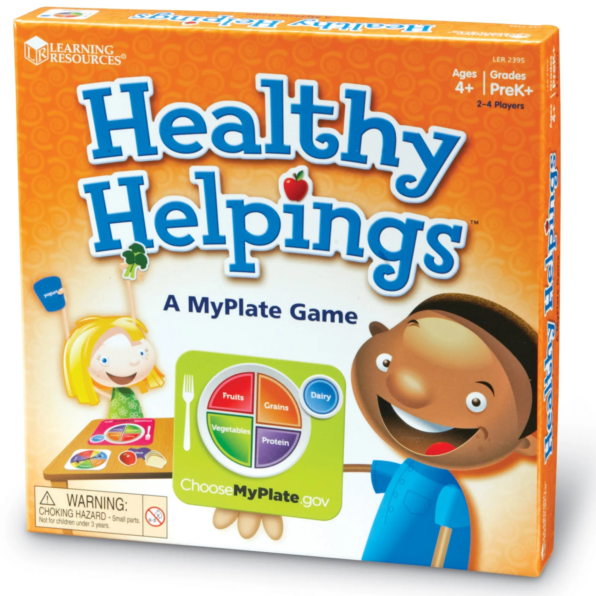 Educators Resource Learning Resources Healthy Helpings MyPlate Nutritional Game* Preschool Learning & Development Toys|Social & Emotional Skills