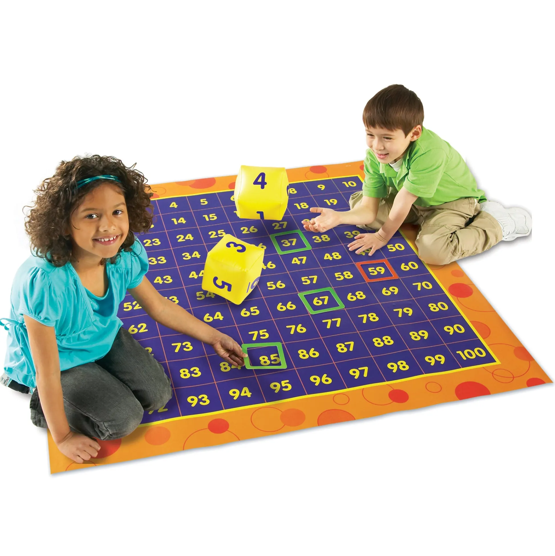 Educators Resource Learning Resources Hip Hoppin’ Hundred Mat - Interactive Math Learning Toy* Math Toys|Math, Counting & Time