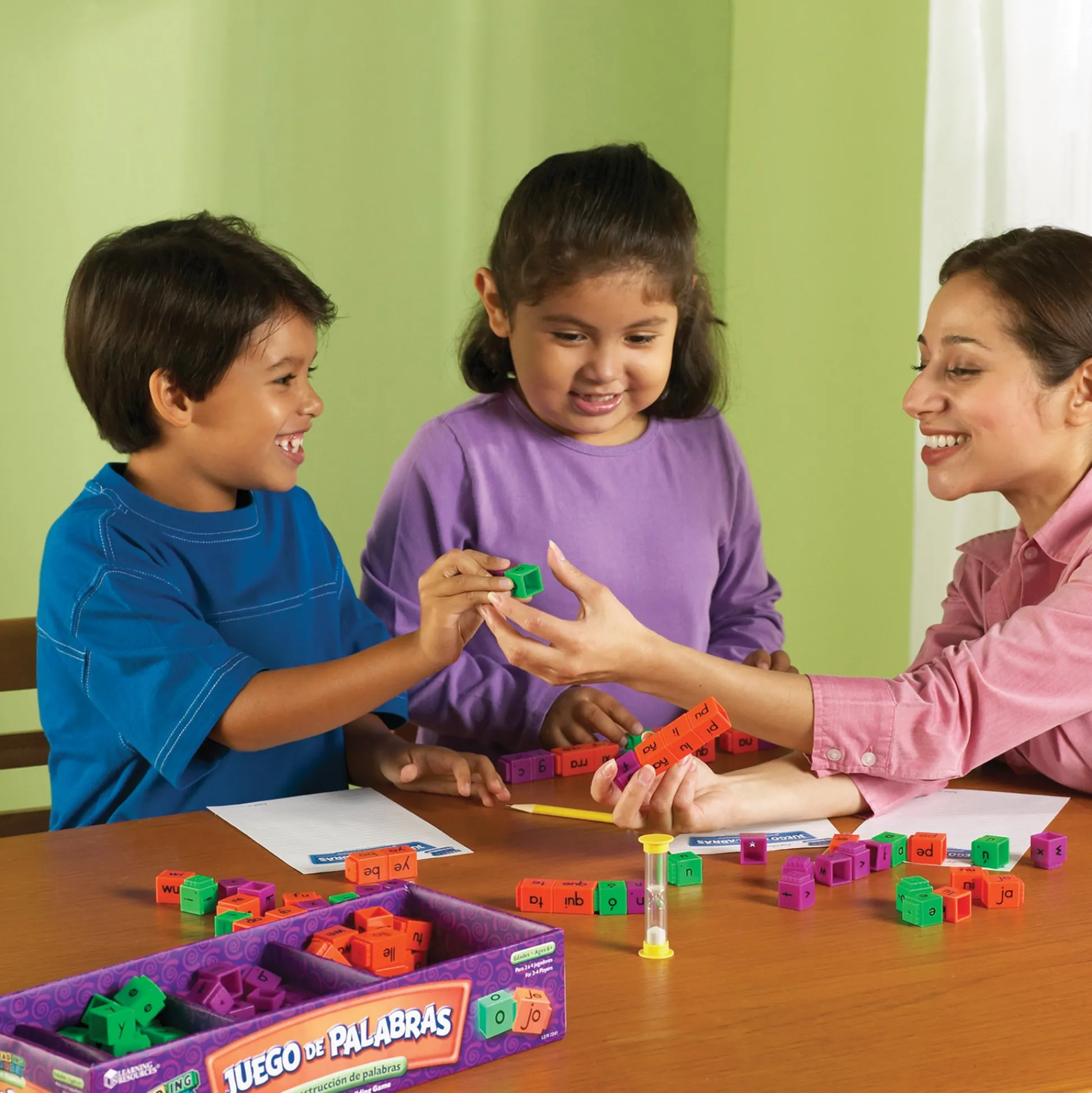 Educators Resource Learning Resources Juego de Palabras Spanish Word Game - Educational Reading Rods* Role-Playing Games|Board Games