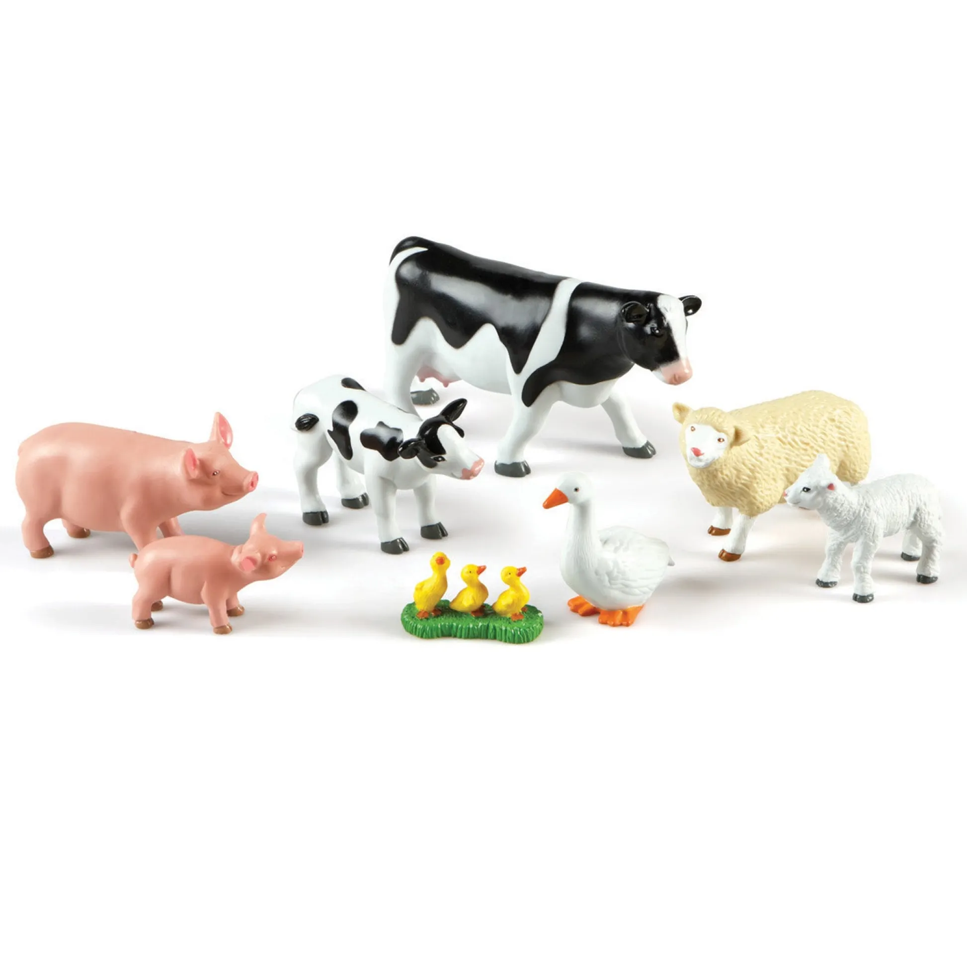 Educators Resource Learning Resources Jumbo Farm Animals: Mommas And Babies Set* Animal Figures|Dress Up