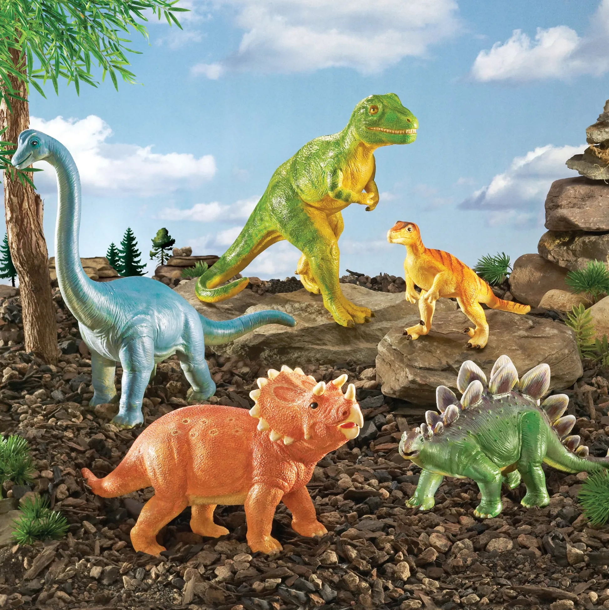 Educators Resource Learning Resources Jumbo Dinosaurs – Prehistoric Play Set of 5* Preschool Education Toys & Activities|Preschool Figures & Playsets