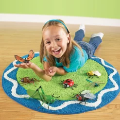 Educators Resource Learning Resources Jumbo Insects Playset - Vibrant 7-Piece Collection* Preschool Education Toys & Activities