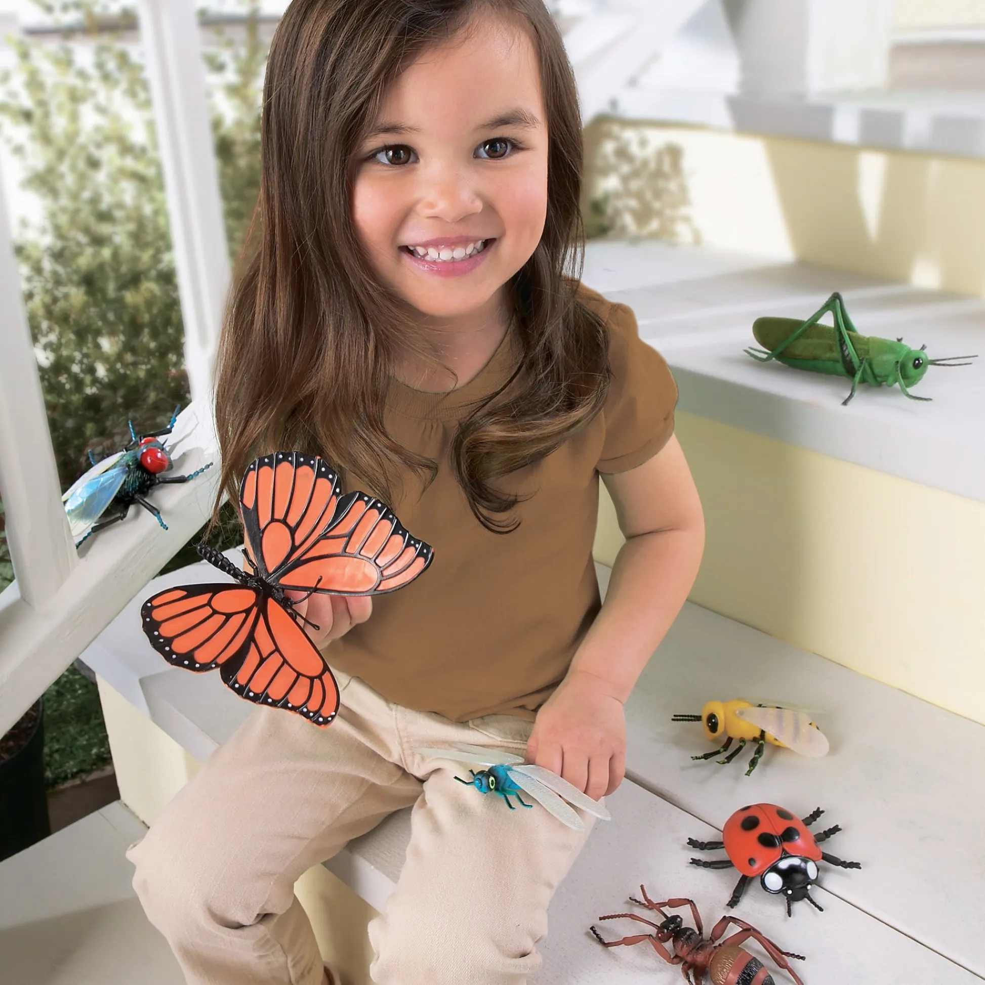Educators Resource Learning Resources Jumbo Insects Playset - Vibrant 7-Piece Collection* Preschool Education Toys & Activities