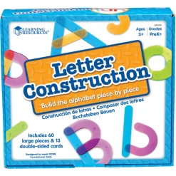 Educators Resource Learning Resources Letter Construction Activity Set - Educational Alphabet Building Toy* Preschool Education Toys & Activities