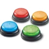 Educators Resource Learning Resources Lights and Sounds Answer Buzzers - Interactive Set of 4* Preschool Education Toys & Activities