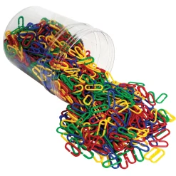 Educators Resource Learning Resources Link 'N' Learn Links - Colorful Interlocking Pieces - 500 Count* Preschool Education Toys & Activities