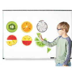 Educators Resource Learning Resources Magnetic Fruit Fractions - Educational Math Toy* Math Toys|Math, Counting & Time