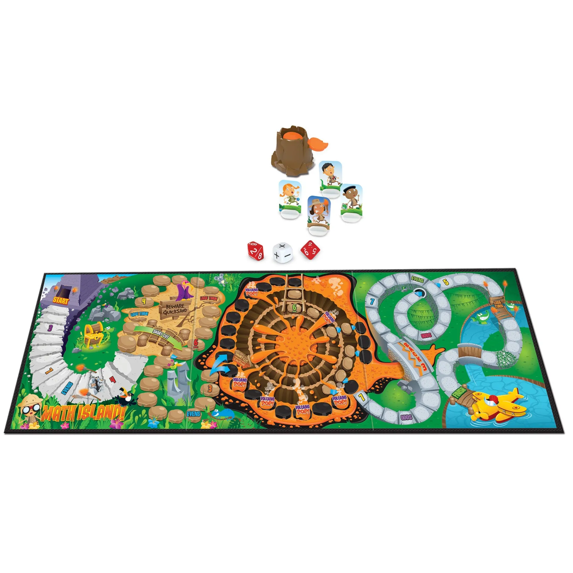 Educators Resource Learning Resources Math Island Adventure - Addition & Subtraction Game* Role-Playing Games|Board Games