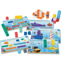 Educators Resource Learning Resources Mathlink Cubes - Sea Adventures - Kindergarten Math Activity Set* Math Toys|Math, Counting & Time