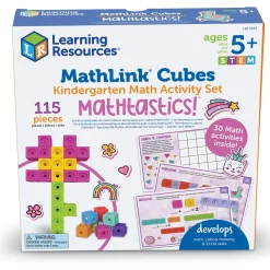 Educators Resource Learning Resources Mathlink Cubes - Kindergarten Math Activity Set - Mathatics!* Preschool Education Toys & Activities