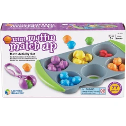 Educators Resource Learning Resources Mini Muffin Match Up - Color and Number Educational Game* Preschool Education Toys & Activities