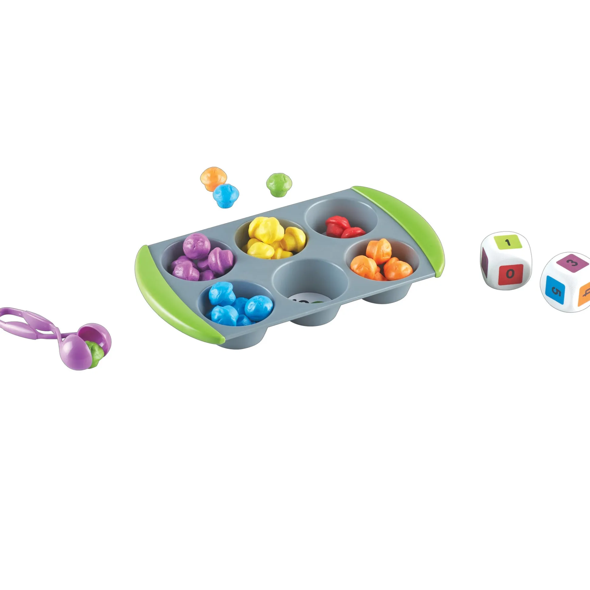 Educators Resource Learning Resources Mini Muffin Match Up - Color and Number Educational Game* Preschool Education Toys & Activities