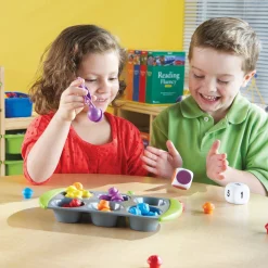 Educators Resource Learning Resources Mini Muffin Match Up - Color and Number Educational Game* Preschool Education Toys & Activities
