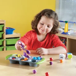 Educators Resource Learning Resources Mini Muffin Match Up - Color and Number Educational Game* Preschool Education Toys & Activities