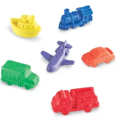 Educators Resource Learning Resources Mini Motors Counters - Colorful Vehicle Shapes - Set of 72* Preschool Education Toys & Activities