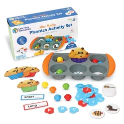 Educators Resource Learning Resources Mini Muffin Phonics Fun Set - Multicolor* Preschool Education Toys & Activities