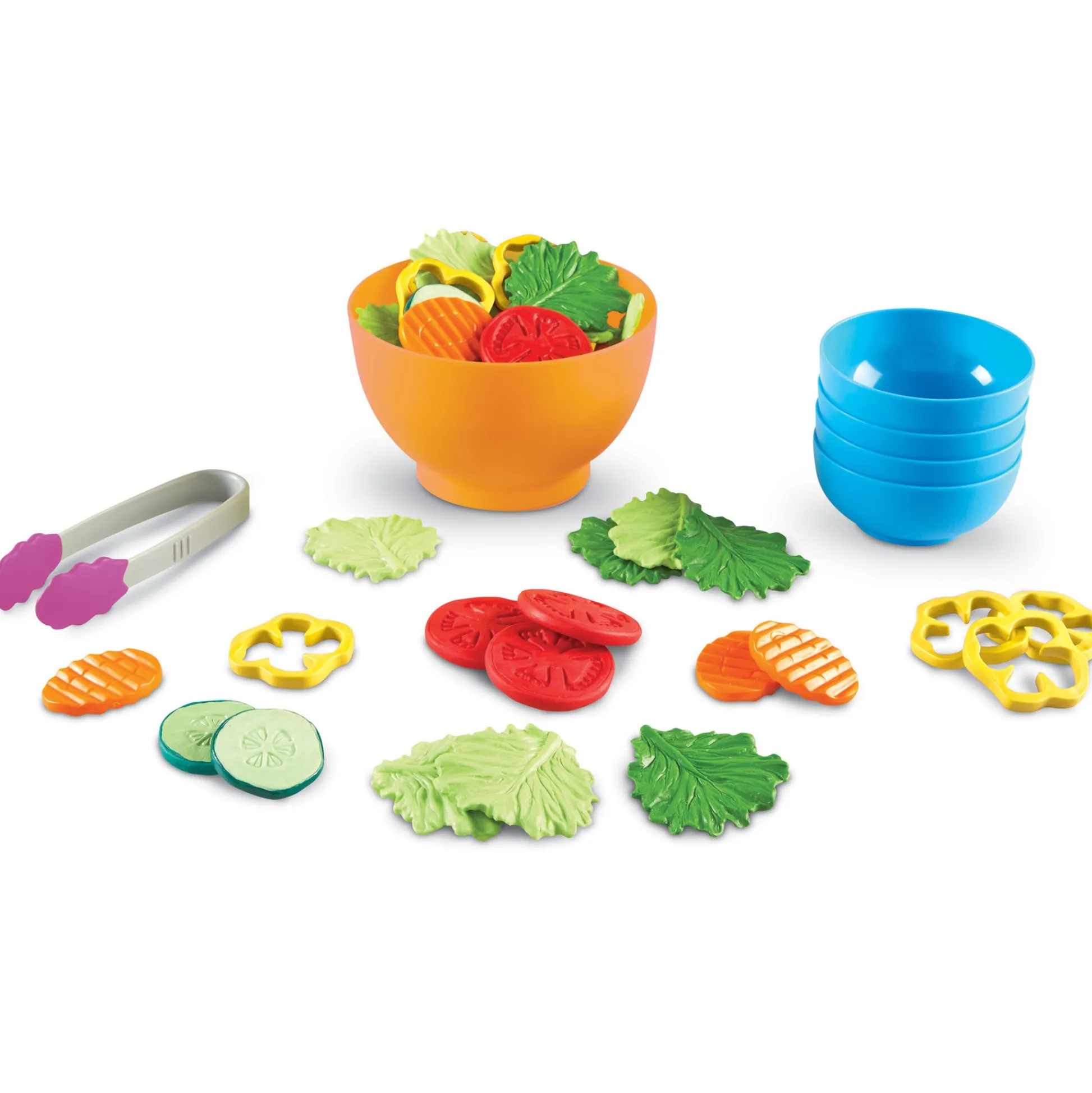 Educators Resource Learning Resources New Sprouts Garden Fresh Salad Play Set* Kitchens & Play Food|Dress Up