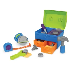 Educators Resource Learning Resources New Sprouts Deluxe Tool Set - Toddler Pretend Play* Tools & Workshops|Dress Up