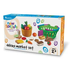 AreYouGame Learning Resources New Sprouts Deluxe Market Playset* Kitchens & Play Food|Dress Up