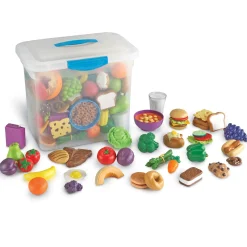 Educators Resource Learning Resources New Sprouts Play Food Set - Classroom Assortment in Large Tote* Kitchens & Play Food|Dress Up