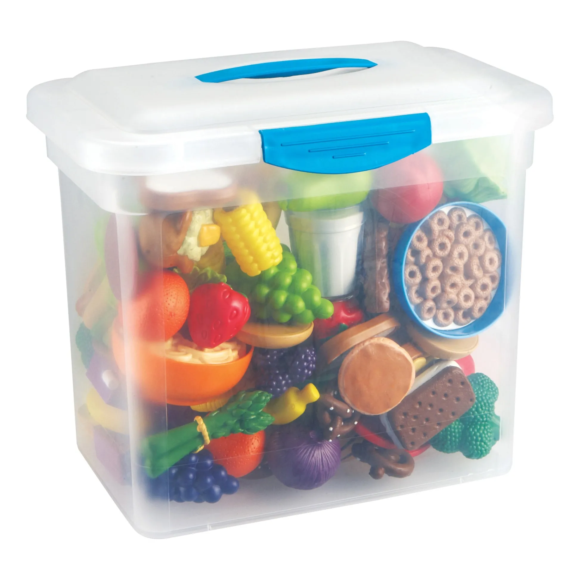 Educators Resource Learning Resources New Sprouts Play Food Set - Classroom Assortment in Large Tote* Kitchens & Play Food|Dress Up