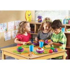Educators Resource Learning Resources New Sprouts Play Food Set - Classroom Assortment in Large Tote* Kitchens & Play Food|Dress Up
