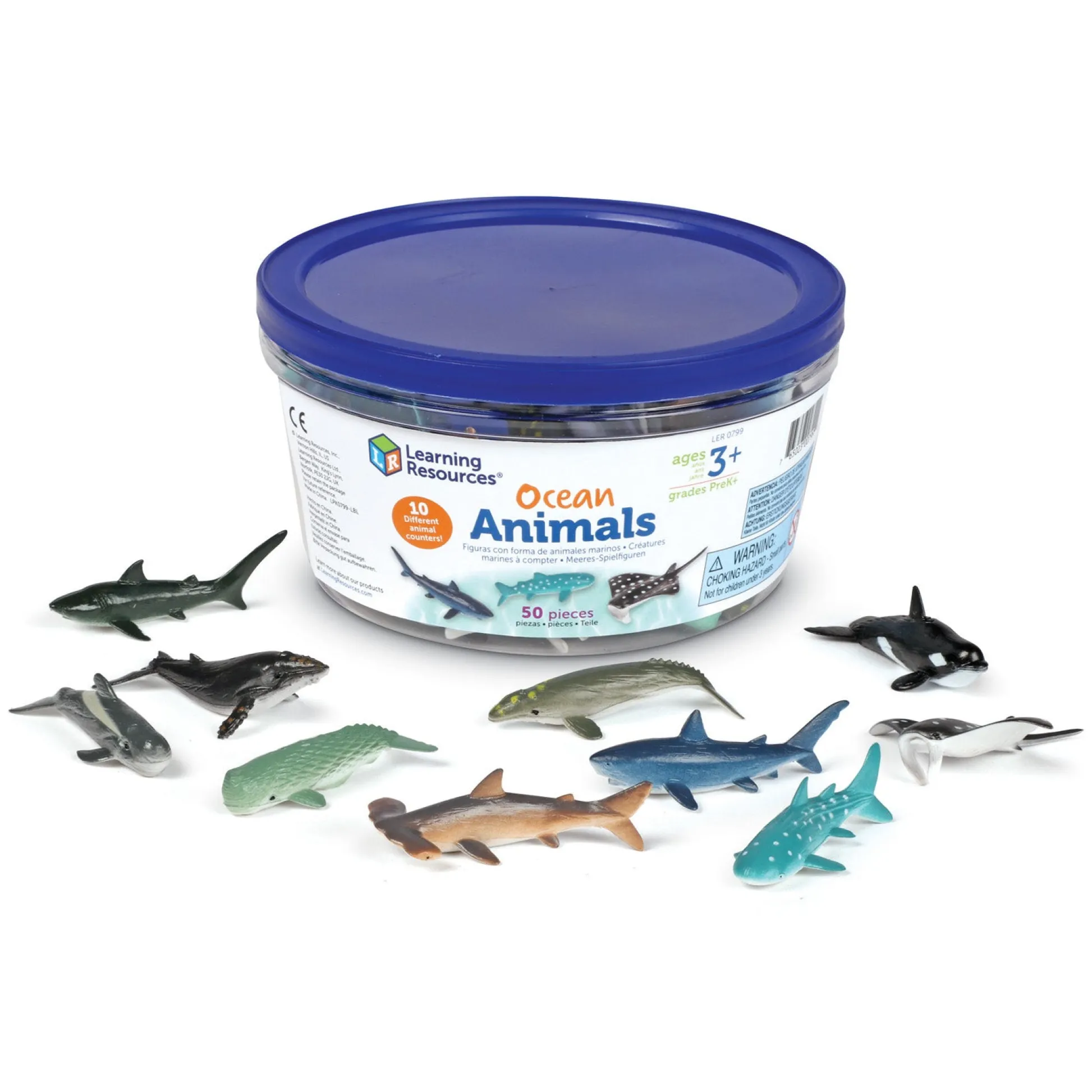 Educators Resource Learning Resources Ocean Wonders Exploration Set - 50 Count* Preschool Education Toys & Activities