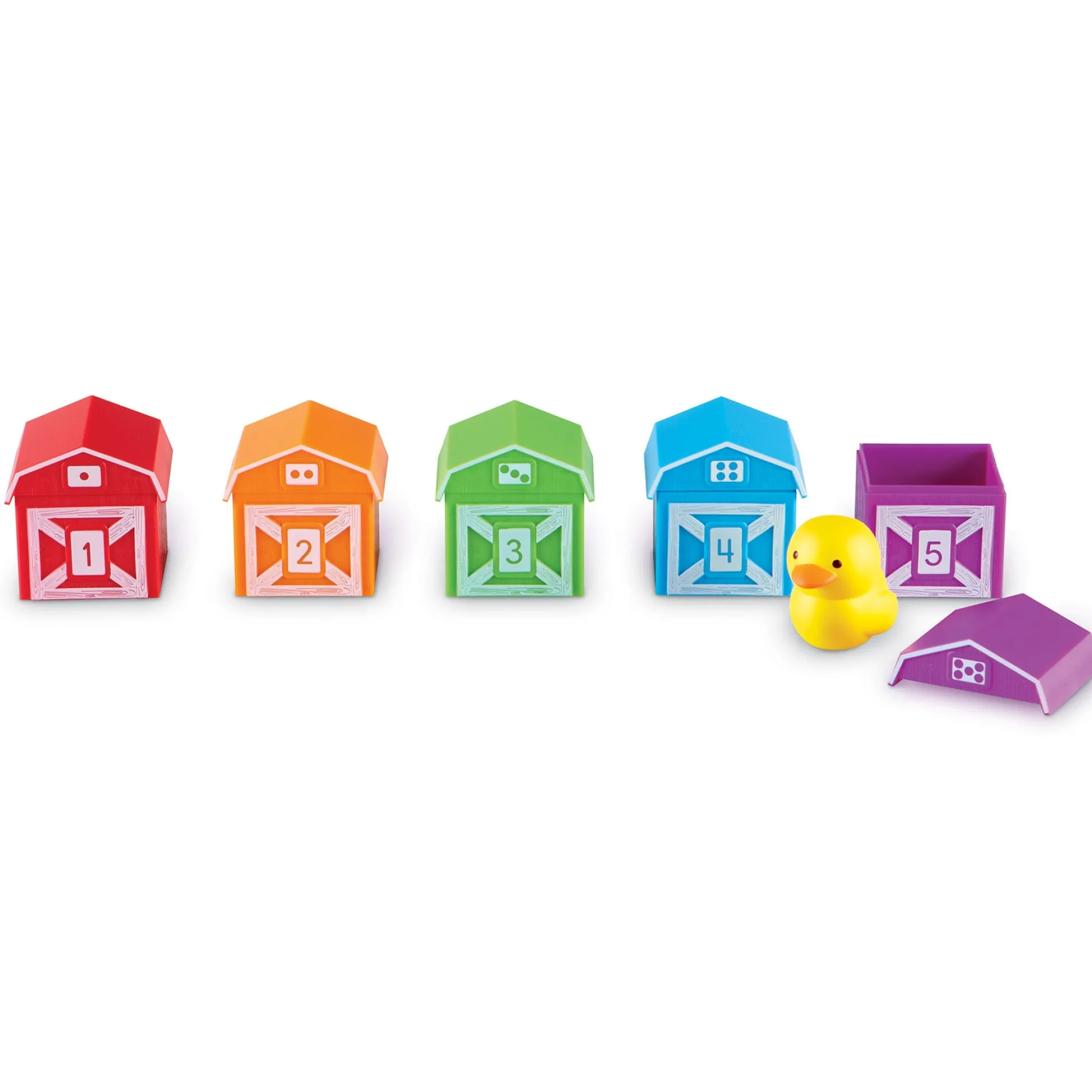 Educators Resource Learning Resources Peekaboo Learning Farm Colorful Animal Barn Playset* Preschool Education Toys & Activities
