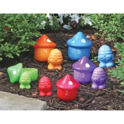 Educators Resource Learning Resources Peekaboo Gnome Homes - Colorful Playset for Toddlers* Preschool Education Toys & Activities