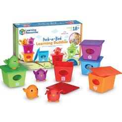 Educators Resource Learning Resources Peek-a-Bird Learning Buddies - Interactive Educational Toy* Preschool Education Toys & Activities|Social & Emotional Skills