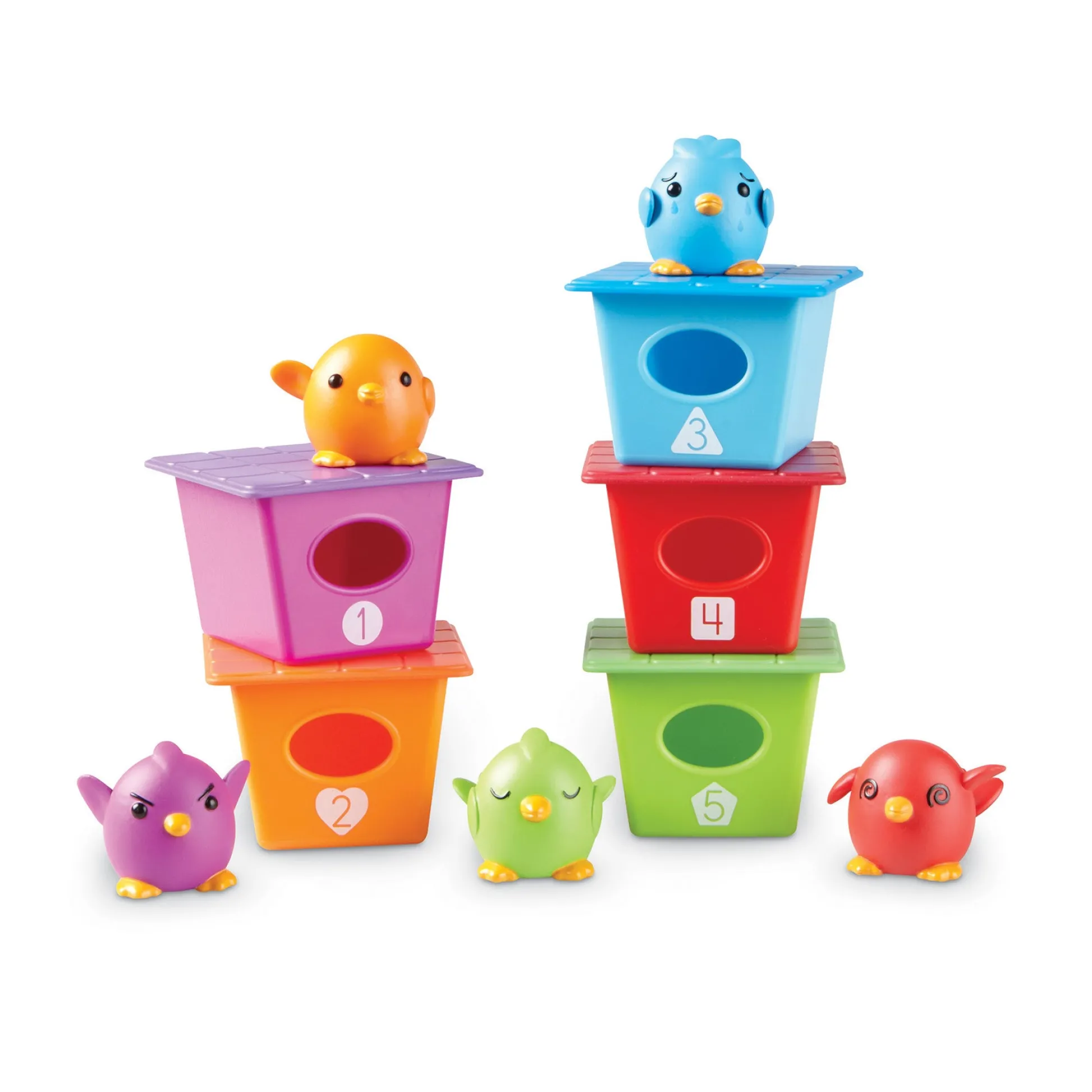 Educators Resource Learning Resources Peek-a-Bird Learning Buddies - Interactive Educational Toy* Preschool Education Toys & Activities|Social & Emotional Skills