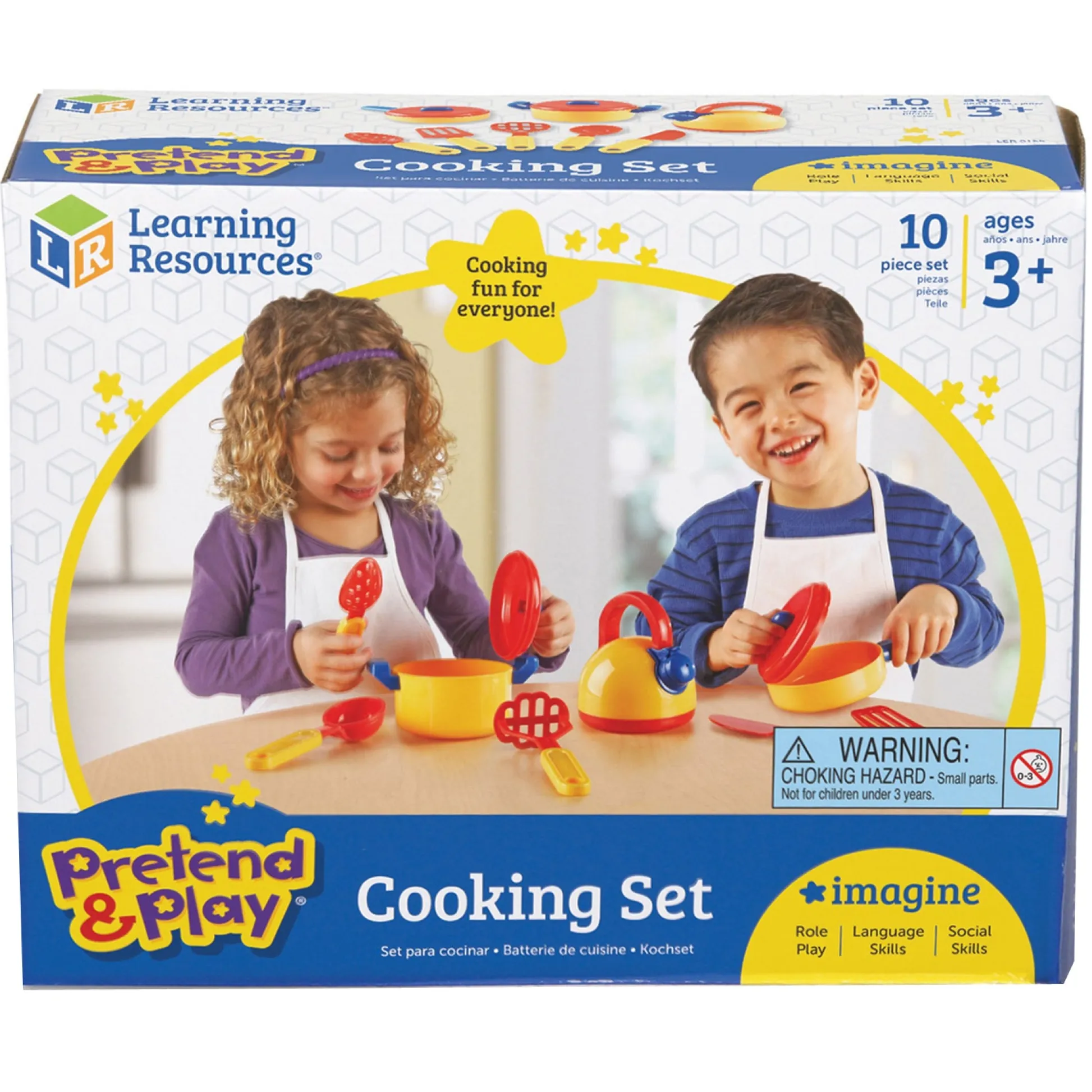 Educators Resource Learning Resources 10-Piece Pretend & Play Cooking Set* Kitchens & Play Food|Dress Up
