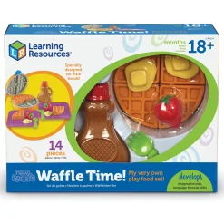 Educators Resource Learning Resources 14-Piece Waffle Time Playset* Kitchens & Play Food|Dress Up
